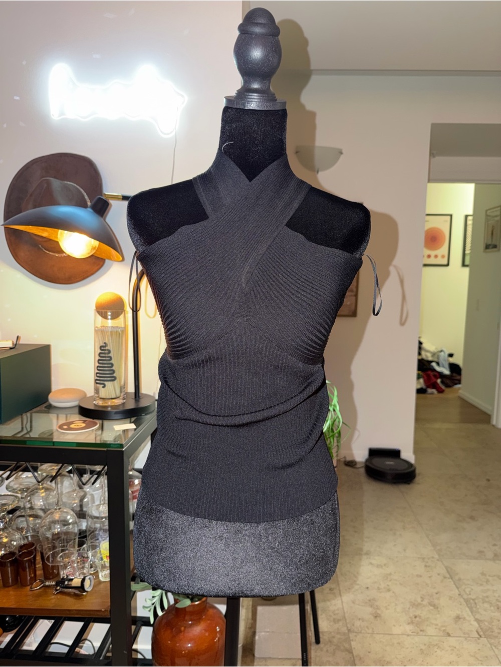 ZARA Black Ribbed Women’s Sweater
